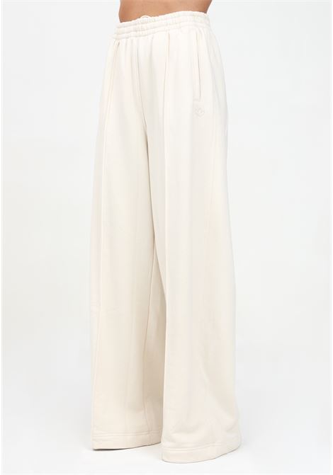 Pantalone sportivo Premium Essentials Wide Leg burro da donna ADIDAS ORIGINALS | IZ0292.